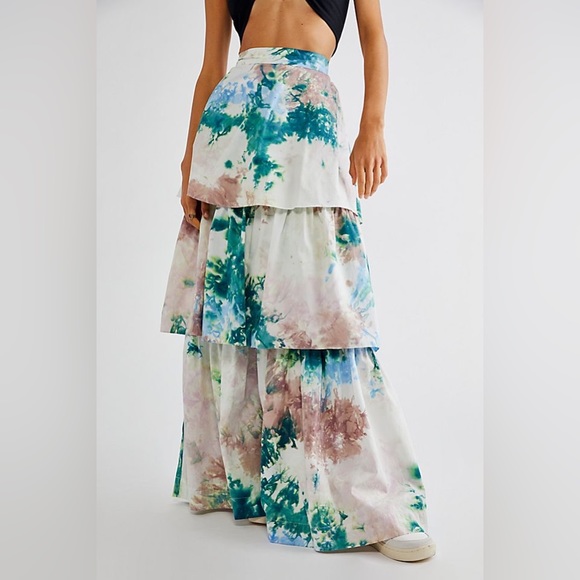S/W/F Layered Maxi Skirt Free People - Picture 4 of 13